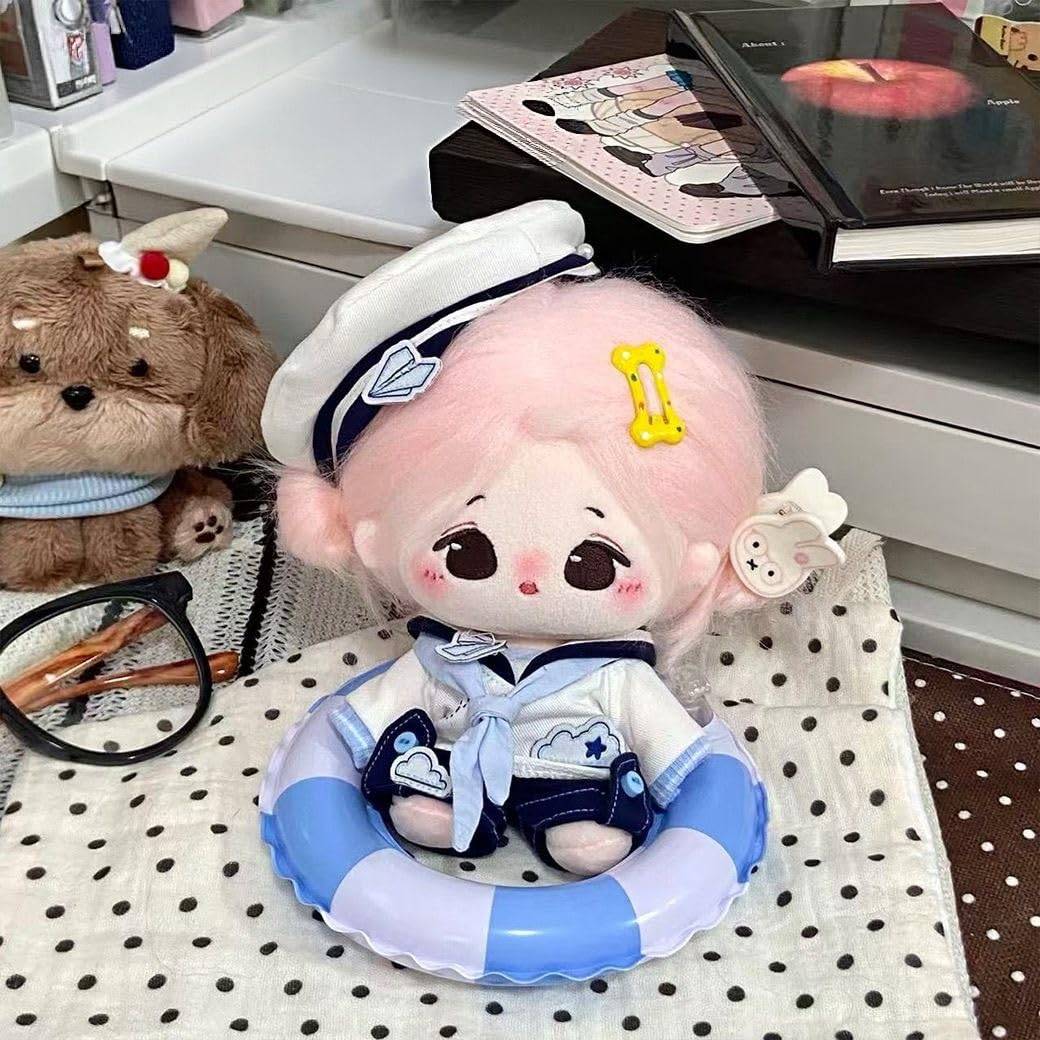 Amazon.co.jp: ぬいぐるみ服 20cm セーラー服 海軍風 水色 ぬい服 10cm